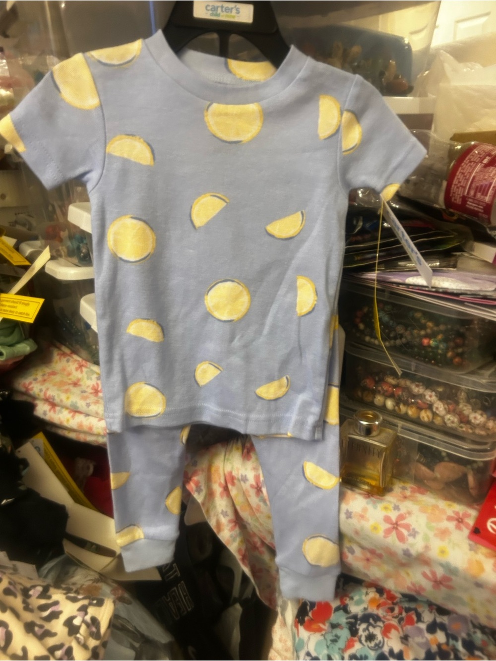 NWT Sz 4t lemon pajamas